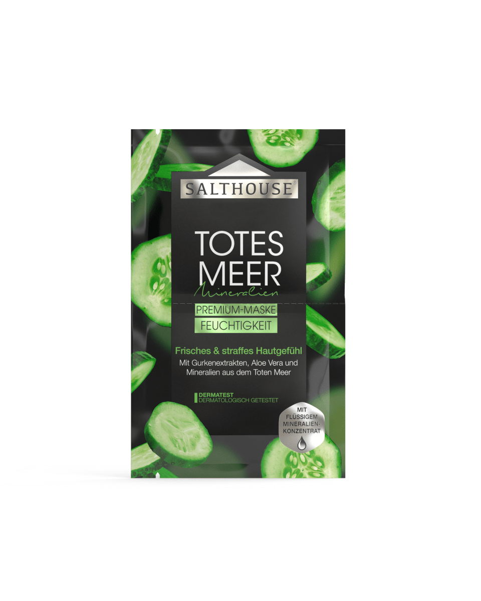 SALTHOUSE® Original Totes Meer Therapie | Premium-Maske | Feuchtigkeit | 2x 5 ml