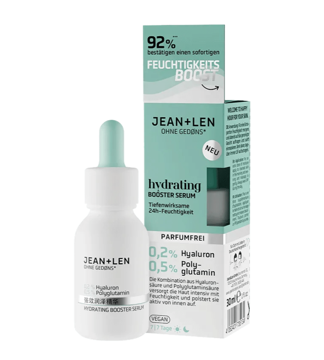 Jean & Len® | Hydrating Booster Serum | 30ml