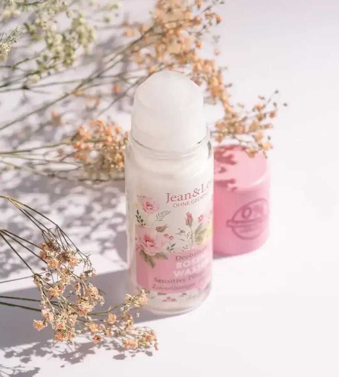 Jean & Len® | Deobalsam Rosenwasser | sensitiver Deoroller | 50ml