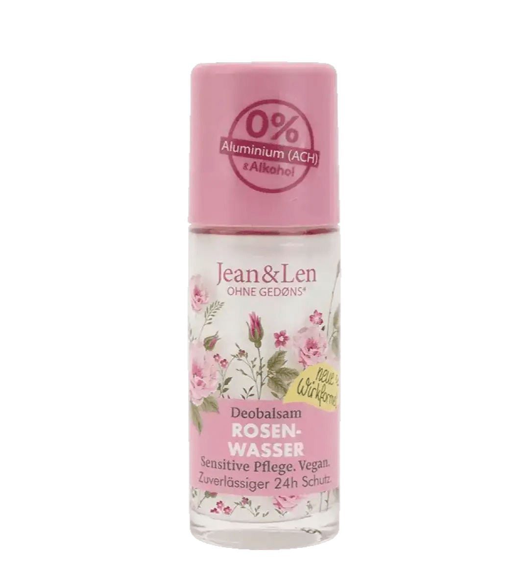 Jean & Len® | Deobalsam Rosenwasser | sensitiver Deoroller | 50ml