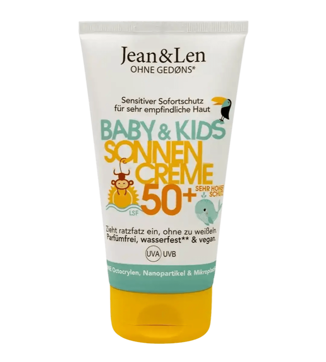 Jean & Len® | Sensitiv Sonnencreme | Baby & Kids LSF 50+ | 150ml