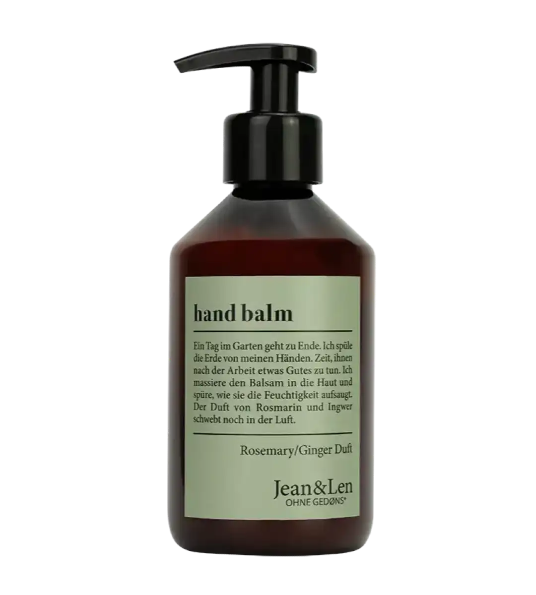 Jean & Len® | Hand Balm | Rosemary/Ginger | 250ml