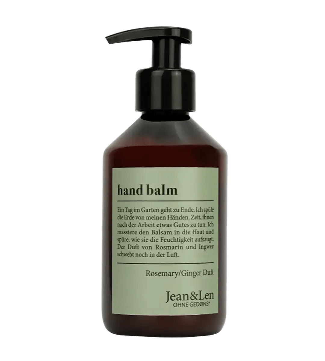 Jean & Len® | Hand Balm | Rosemary/Ginger | 250ml