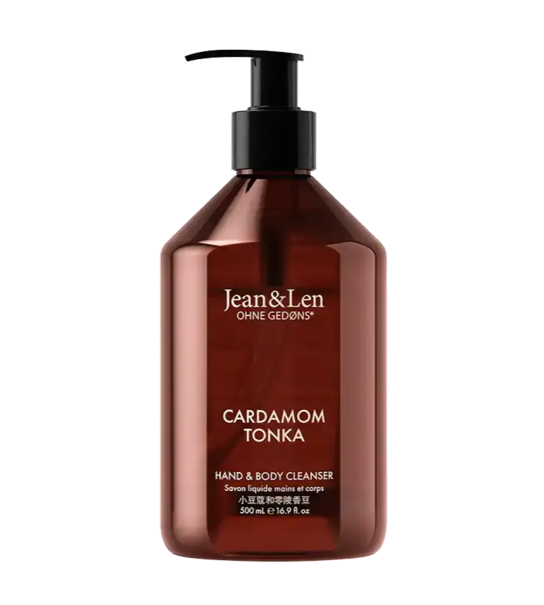 Jean & Len® | Hand & Body Cleanser | Cardamom/Tonka | 500ml
