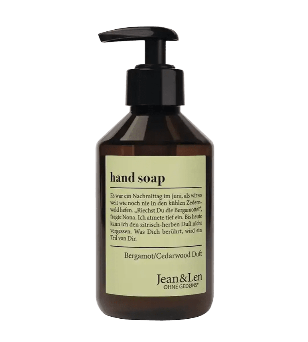 Jean & Len® | Savon pour les mains | Bergamote/Bois de cèdre | 250 ml