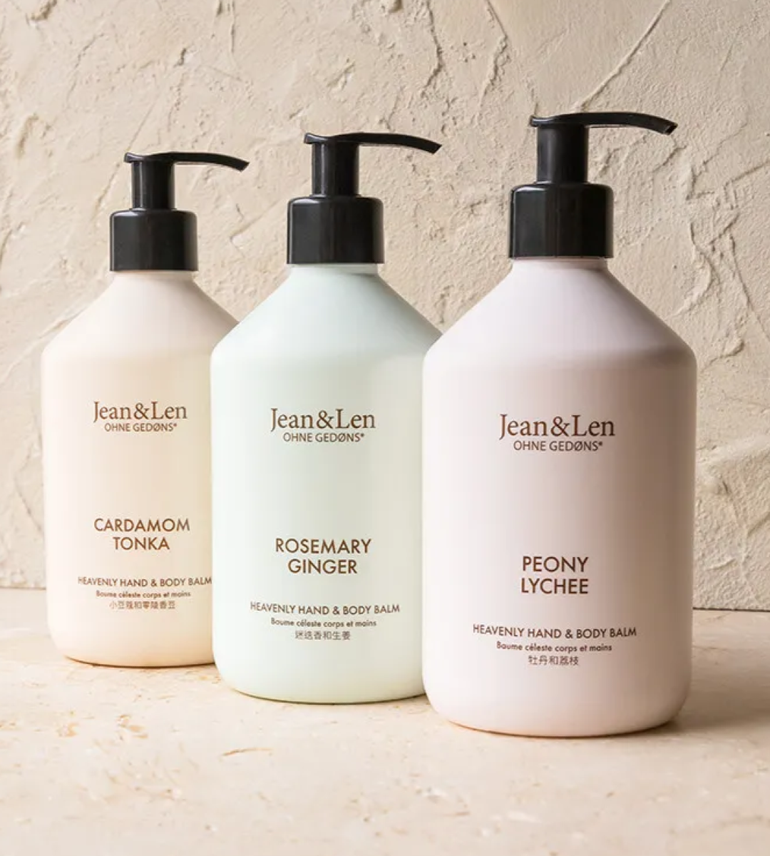 Jean & Len® | Heavenly Hand & Body Balm | Rosemary/Ginger | 500ml