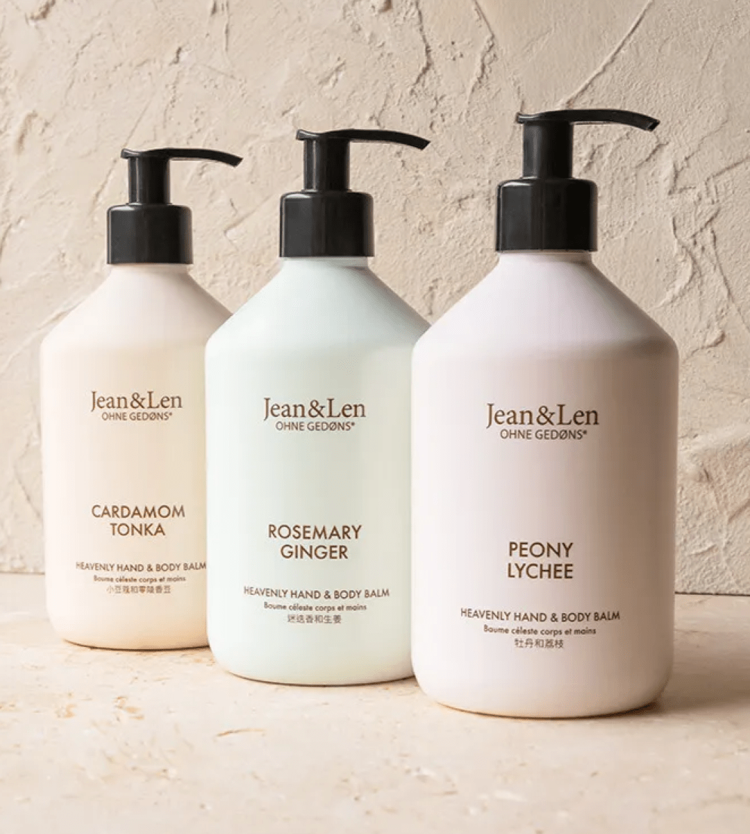 Jean & Len® | Heavenly Hand & Body Balm | Rosemary/Ginger | 500ml