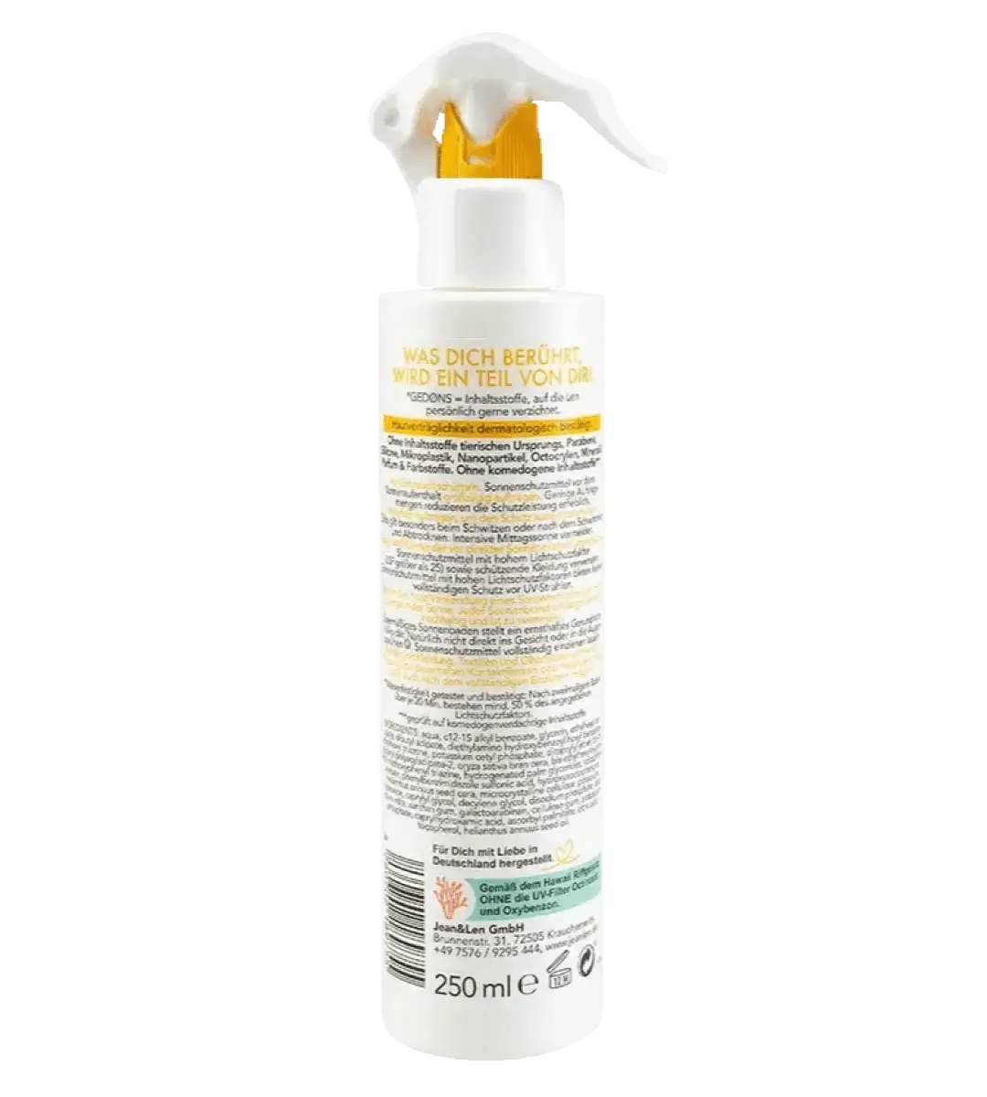 Jean & Len® | Sensitives Sonnenspray | LSF 30 | 250ml