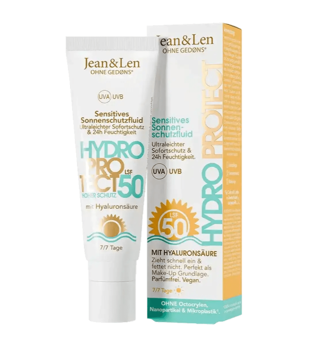 Jean & Len® | Sensitives Sonnenschutzfluid | Hydro LSF 50 | 50ml