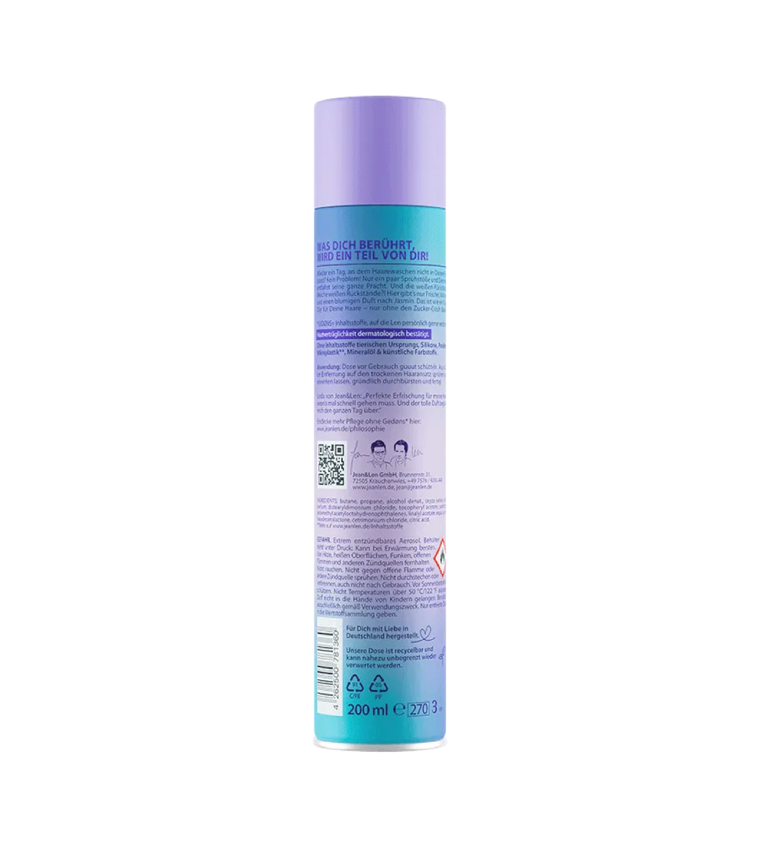 Jean & Len® | Cheat Day Trockenshampoo | Volumen | 200 ml