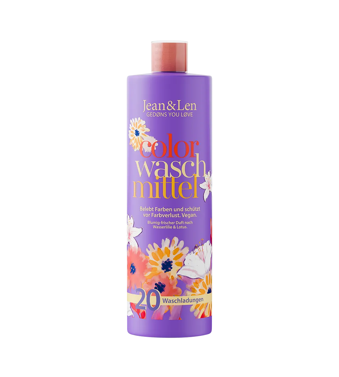 Jean & Len® | Colorwaschmittel | Wasserlilie/Lotus | 1 L