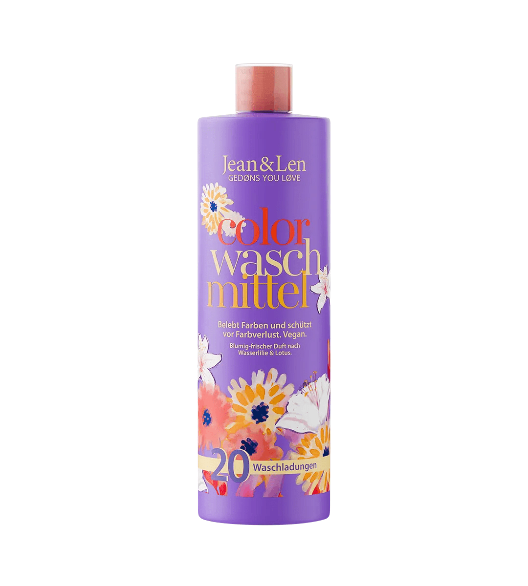 Jean & Len® | Colorwaschmittel | Wasserlilie/Lotus | 1 L