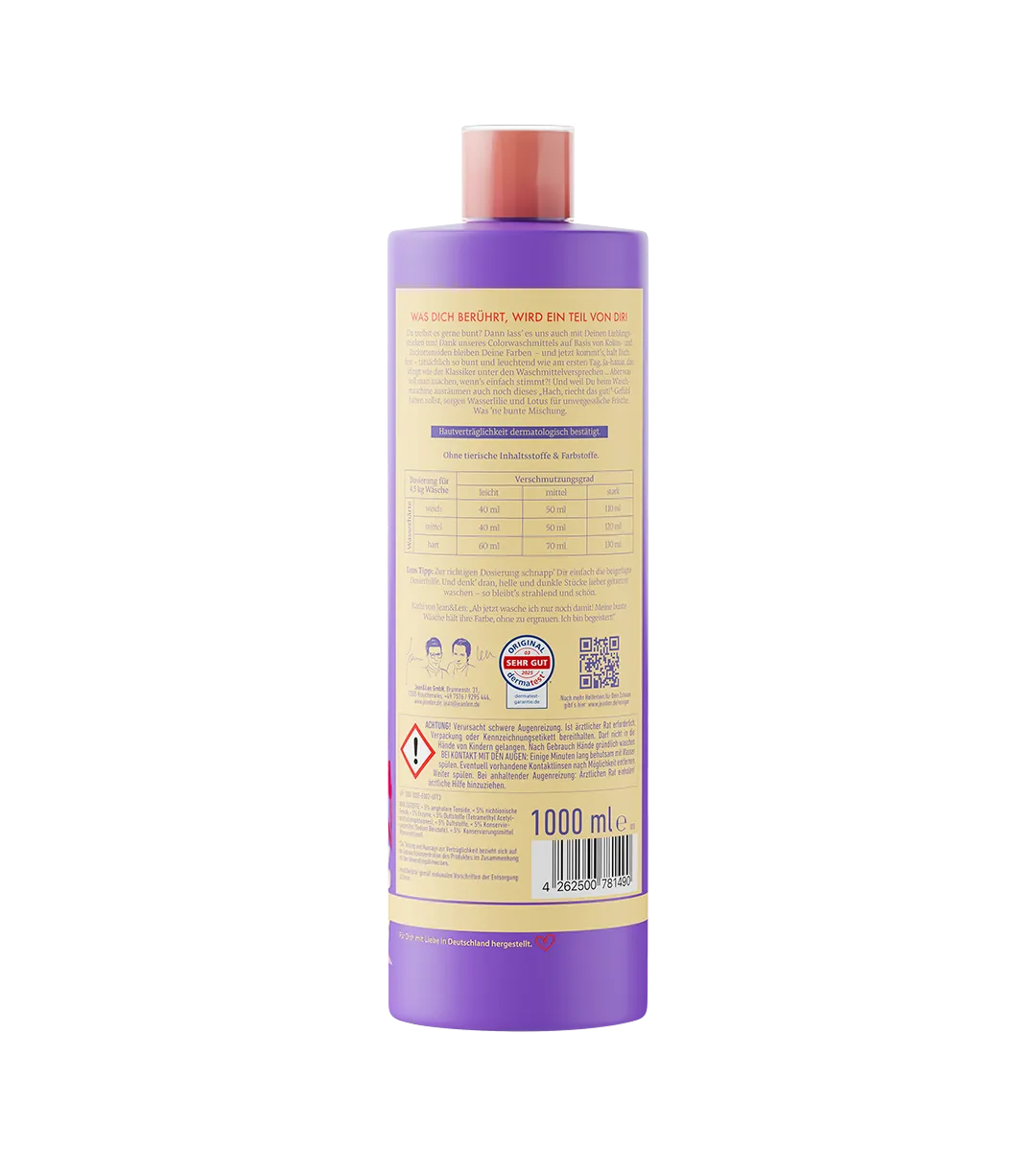Jean & Len® | Colorwaschmittel | Wasserlilie/Lotus | 1 L