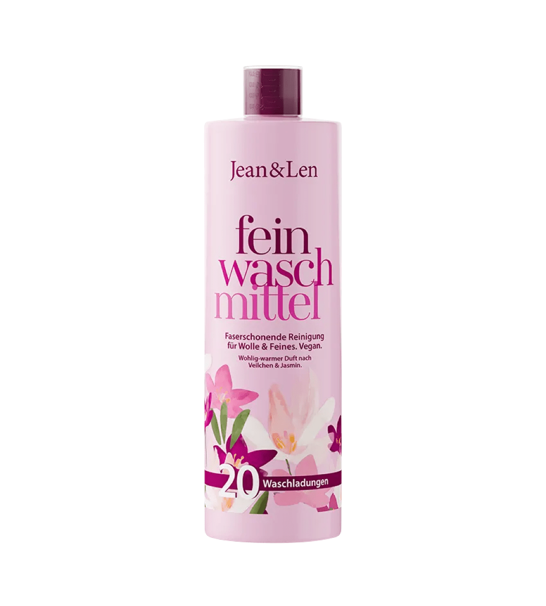 Jean & Len® | Feinwaschmittel Wolle & Feines | Veilchen/Jasmin | 1 L