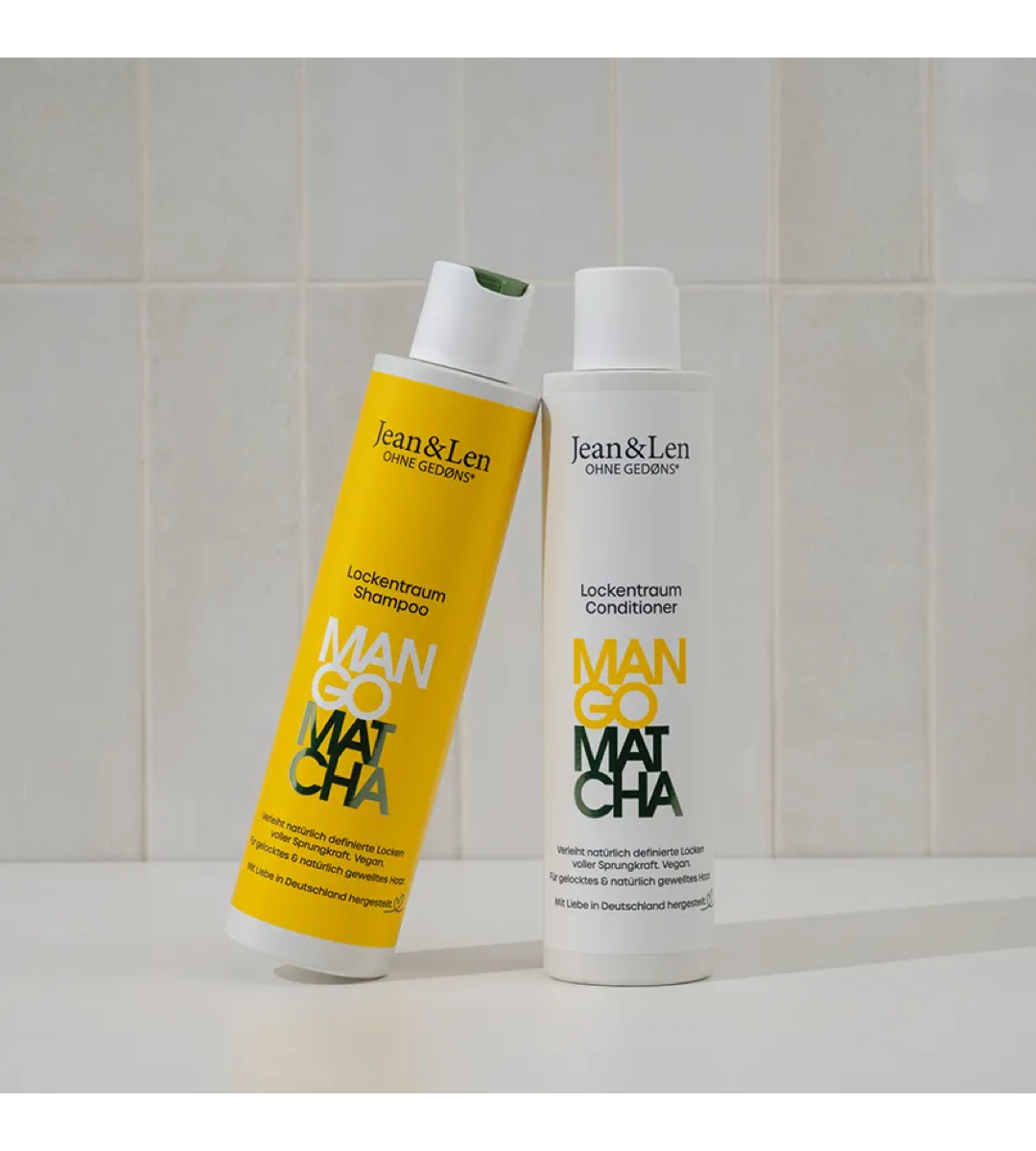 Jean & Len® | Lockentraum Shampoo | Mango/Matcha | 300 ml