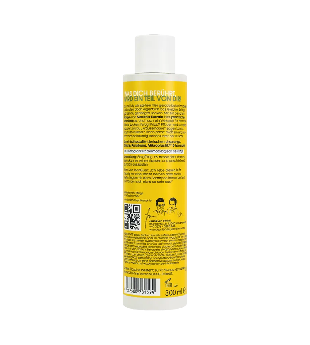 Jean & Len® | Lockentraum Shampoo | Mango/Matcha | 300 ml