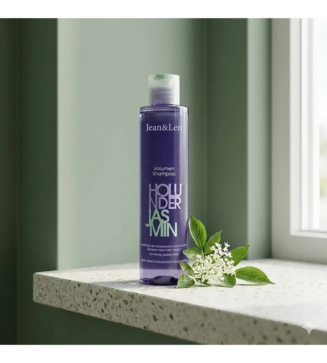 Jean & Len® | Volumen Shampoo | Holunder/Jasmin | 300 ml