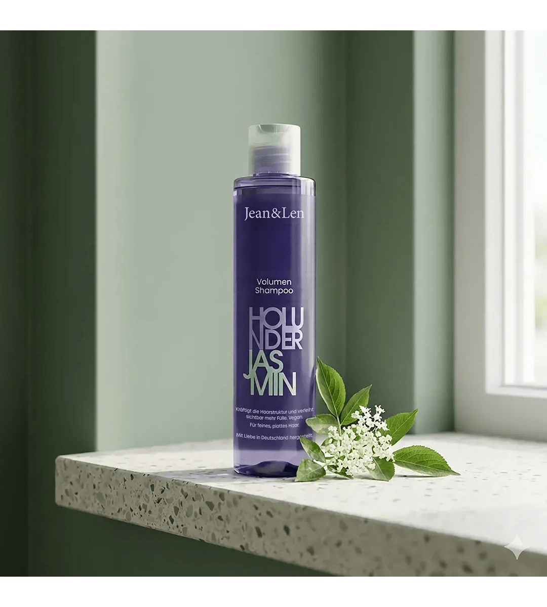 Jean & Len® | Volumen Shampoo | Holunder/Jasmin | 300 ml