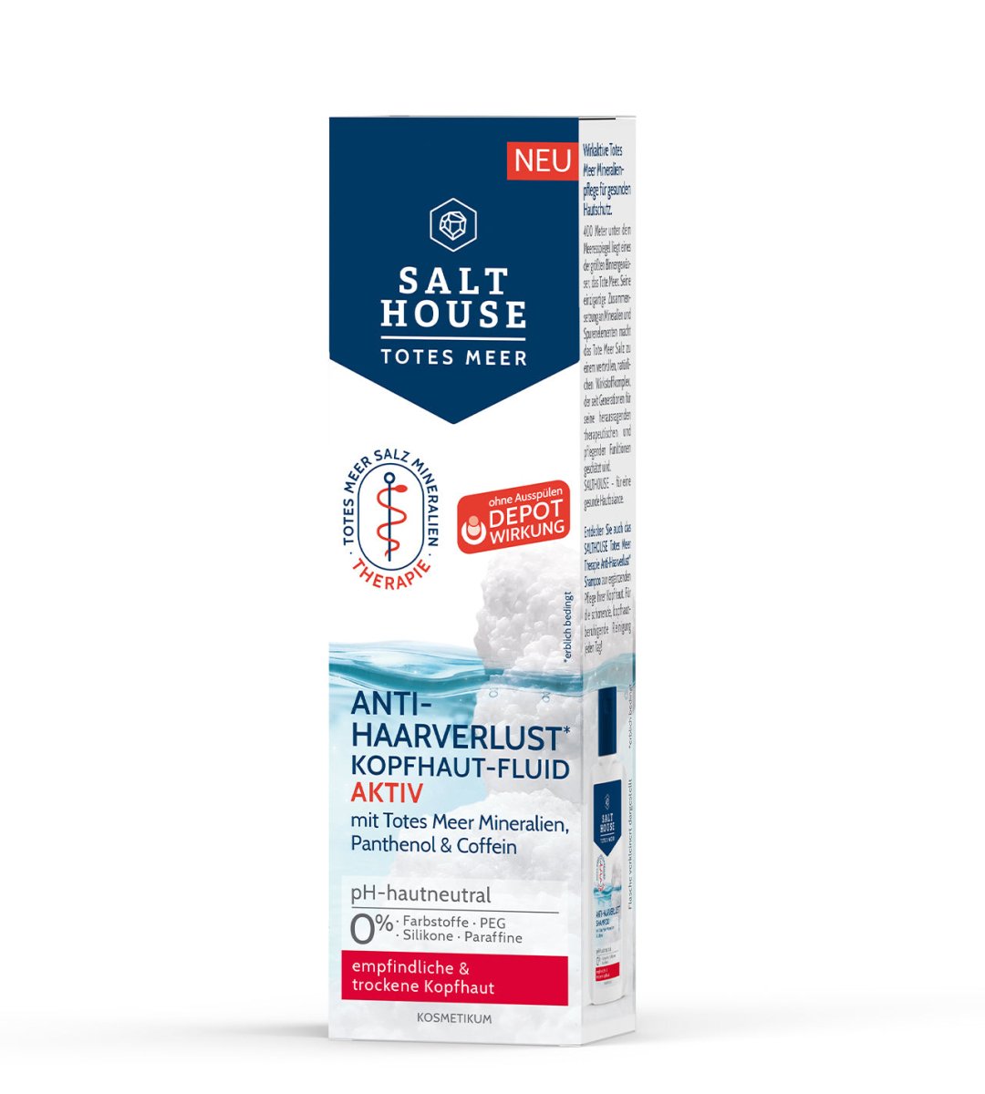 SALTHOUSE® Original Totes Meer Therapie | Anti-Haarverlust Kopfhaut-Fluid Aktiv | 75 ml