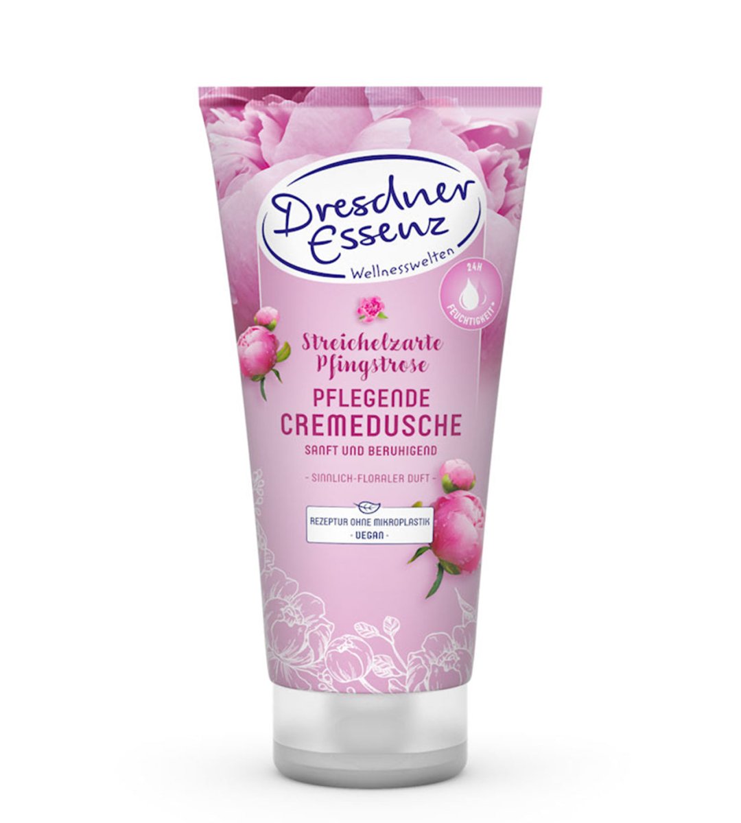 Dresdner Essenz® | Cremedusche | Streichelzarte Pfingstrose | 200 ml