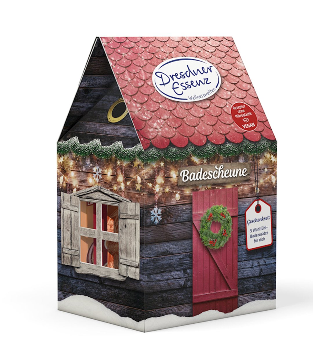 Dresdner Essenz® | Geschenkset | Badescheune | 5x Badesalz