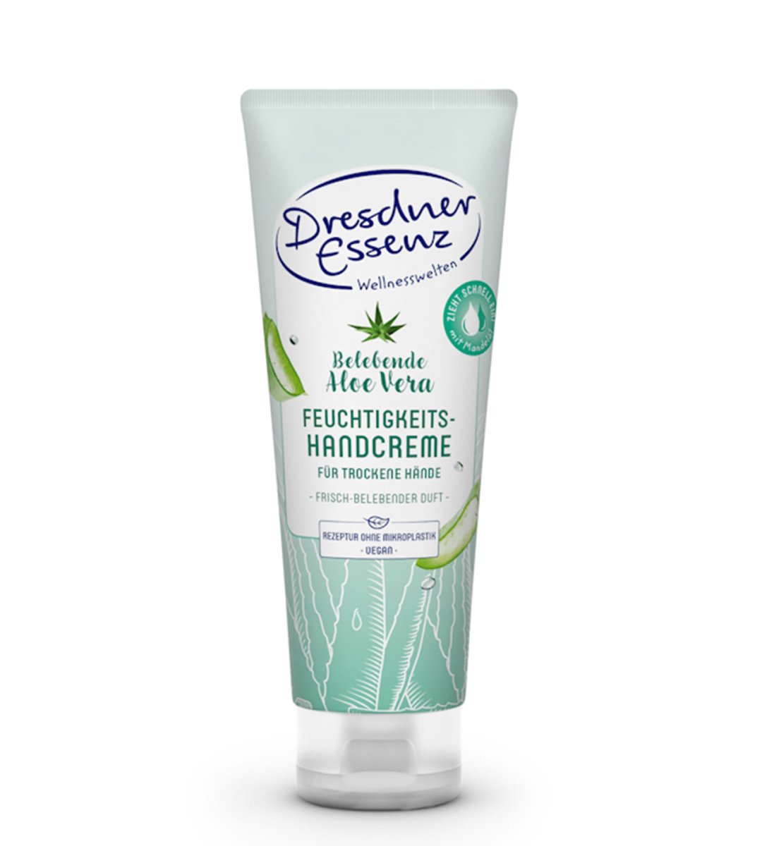 aloe vera für die hände Dresdner Essenz® | Feuchtigkeits-Handcreme | Belebende Aloe Vera