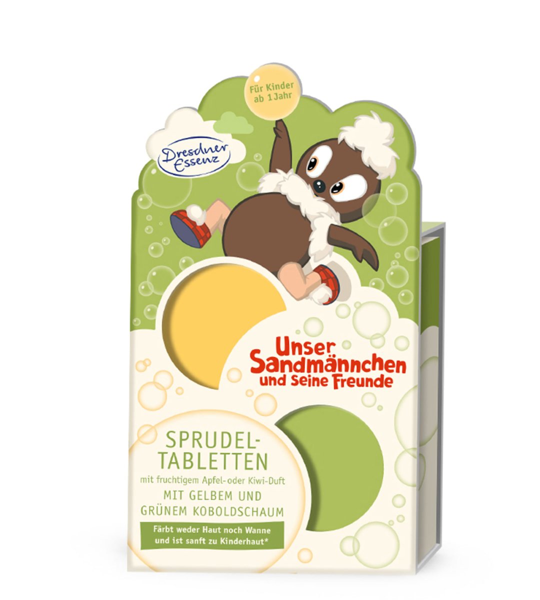Dresdner-Essenz Sprudeltabletten Apfel-Kiwi Pittiplatsch 40g