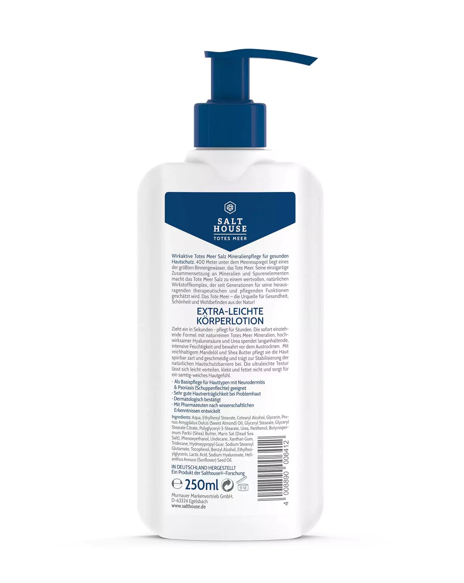 Salthouse Extra Leichte Koerperlotion Rueckseite