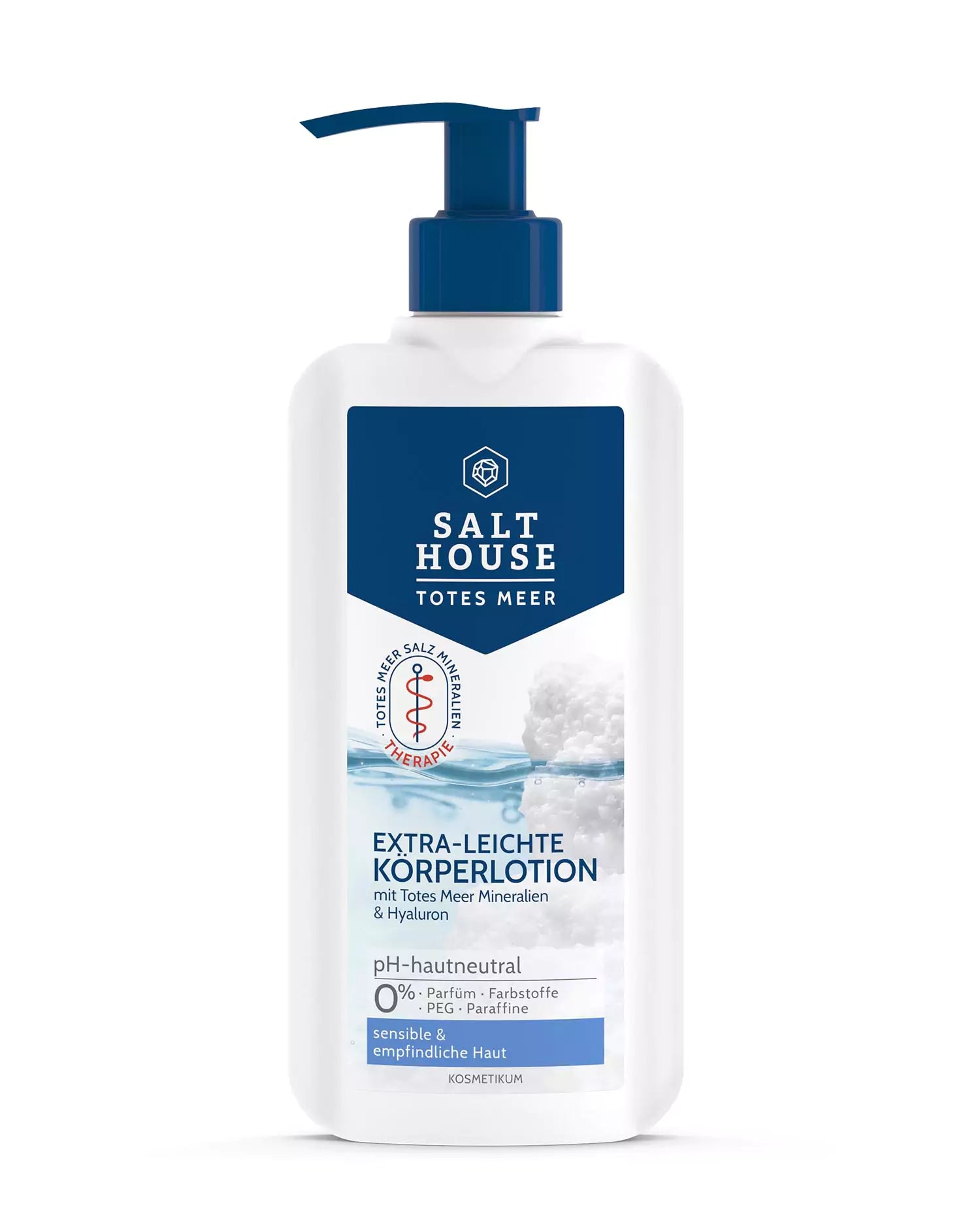 SALTHOUSE® Original Totes Meer Therapie | extra-leichte Körperlotion | Spender | 250 ml