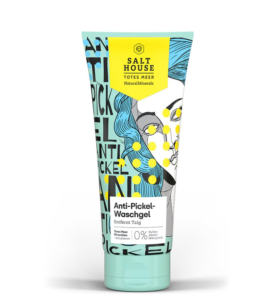 SALTHOUSE® Totes Meer Natural Minerals | Anti-Pickel Waschgel | 200 ml