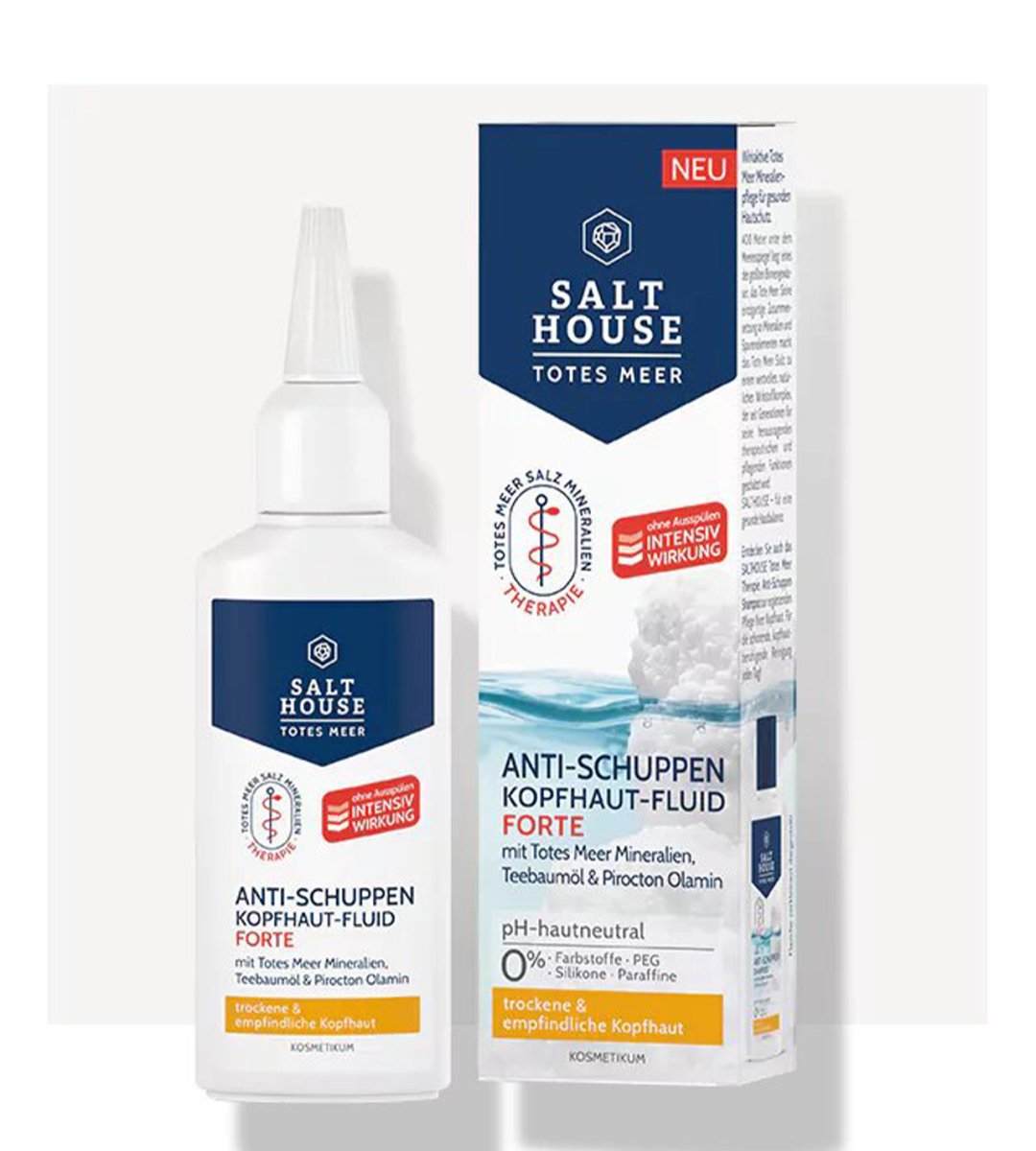 SALTHOUSE® Original Totes Meer Therapie | Anti-Schuppen Kopfhaut-Fluid | Forte | 75 ml