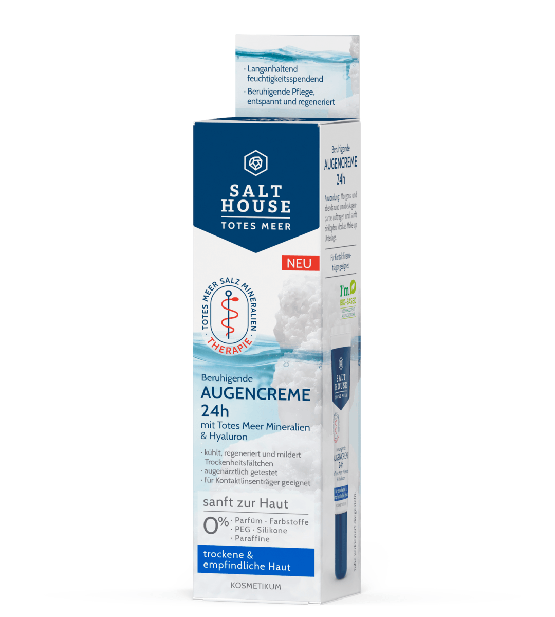 SALTHOUSE® Original Totes Meer Therapie | Beruhigende Augencreme 24h | 15 ml