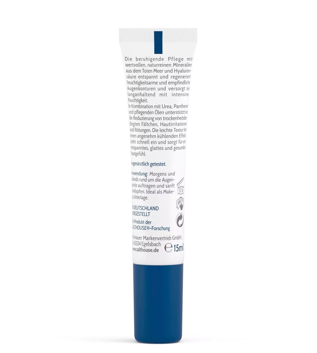 SALTHOUSE® Original Totes Meer Therapie | Beruhigende Augencreme 24h | 15 ml