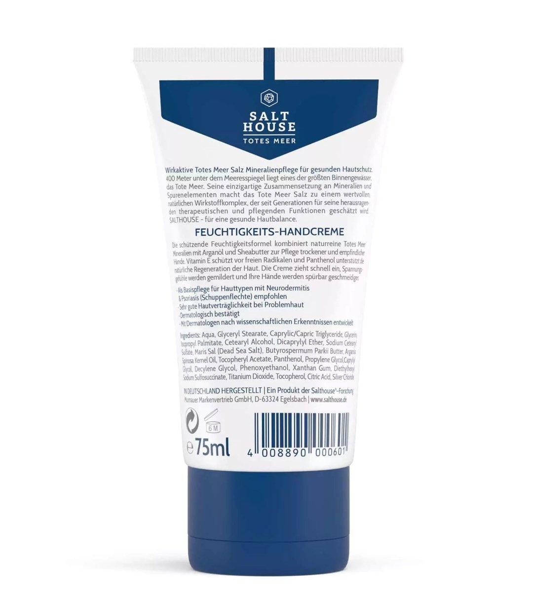 SALTHOUSE® Original Totes Meer Therapie | Feuchtigkeits-Handcreme | 75 ml