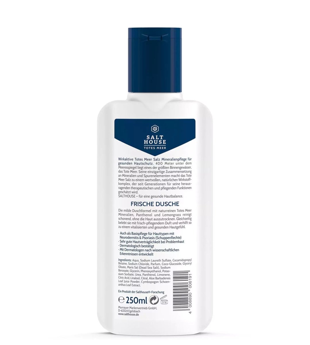 SALTHOUSE® Original Totes Meer Therapie | Frische Dusche | 250ml