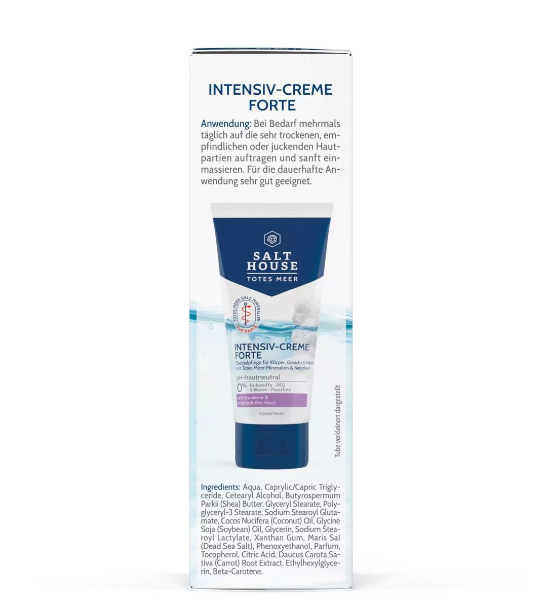 Salthouse TotesMeer-Salz-Therapie Intensiv-Creme-Forte Linke-Seite 100ml
