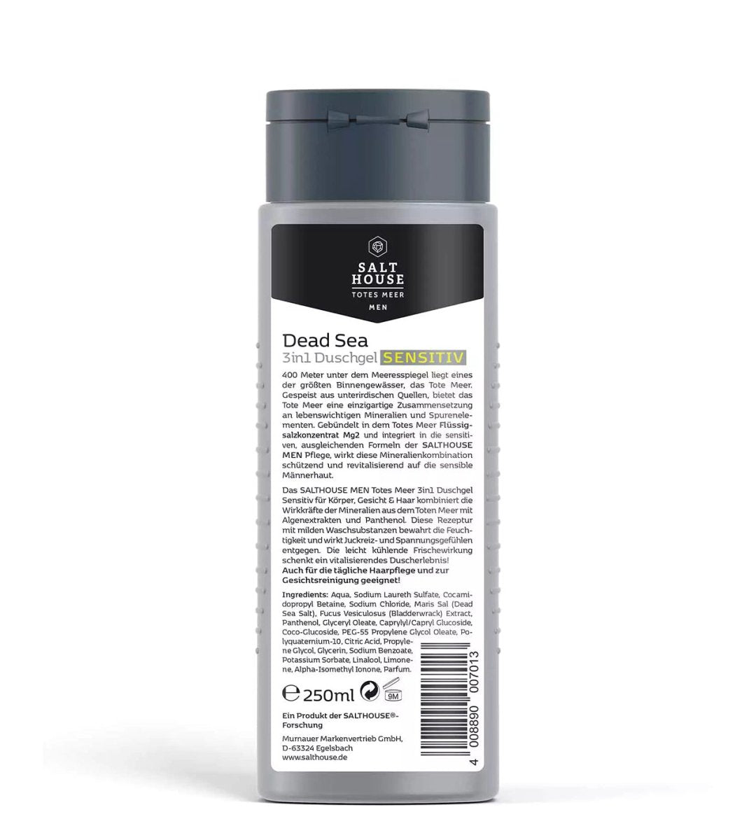 SALTHOUSE® Original Totes Meer Therapie | Duschgel | Sensitiv | Haut&Haar | 250ml