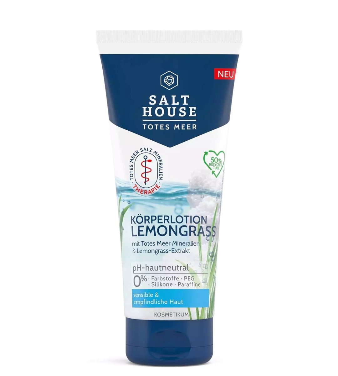 SALTHOUSE® Original Totes Meer Therapie | Körperlotion | Lemonengras | 200 ml