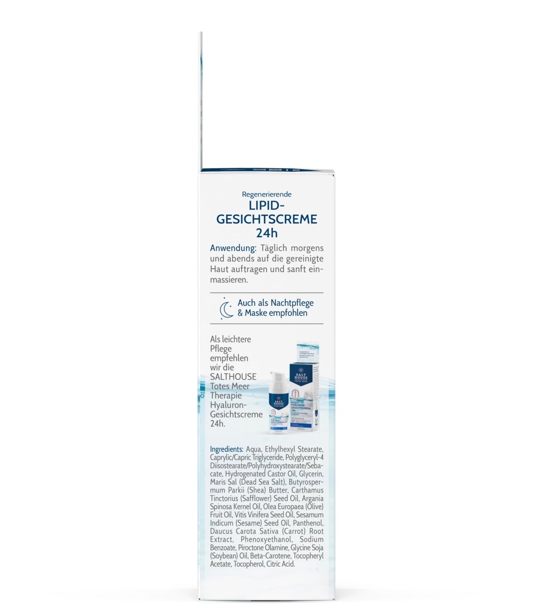 SALTHOUSE® Original Totes Meer Therapie | Lipid-Gesichtcreme 24h | 50ml