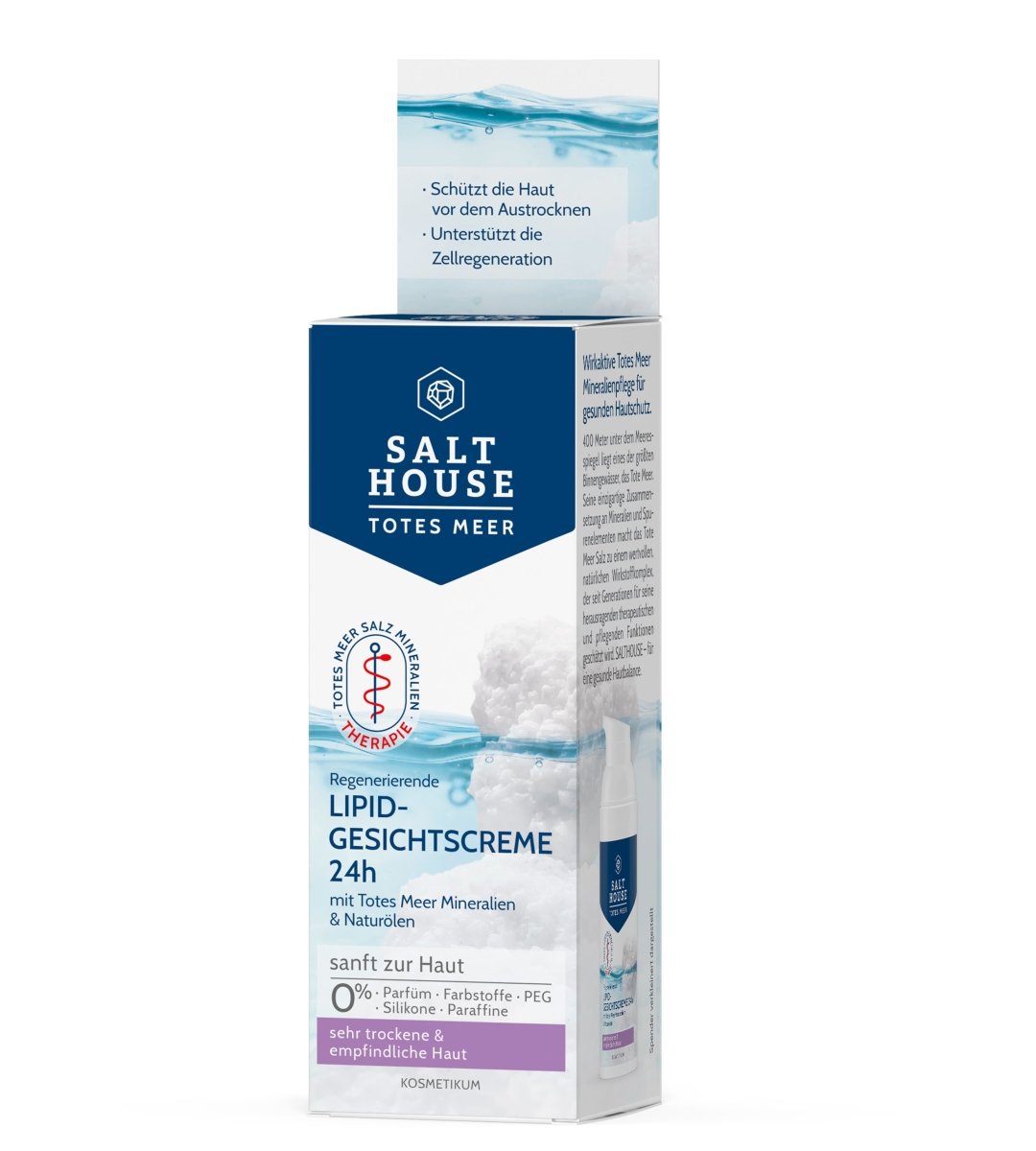 SALTHOUSE® Original Totes Meer Therapie | Lipid-Gesichtcreme 24h | 50ml