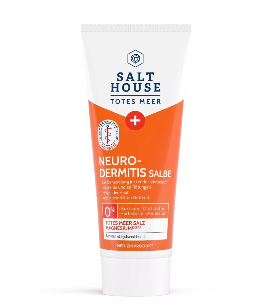 SALTHOUSE® Original Totes Meer Therapie | Neurodermitis Salbe Vorderseite 75ml