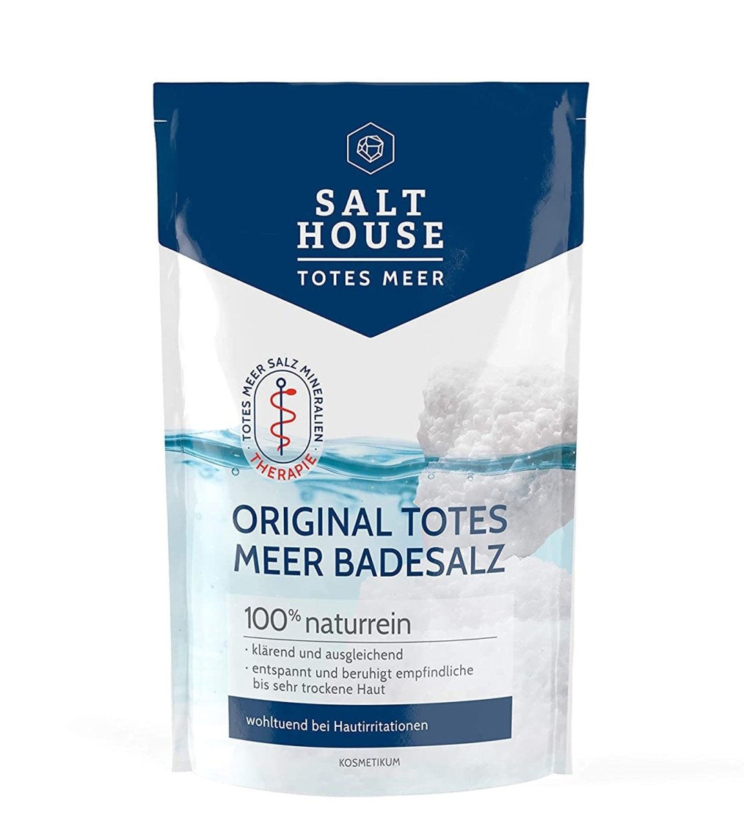 SALTHOUSE® Original Totes Meer Therapie | Badesalz PUR | vegan | 500g