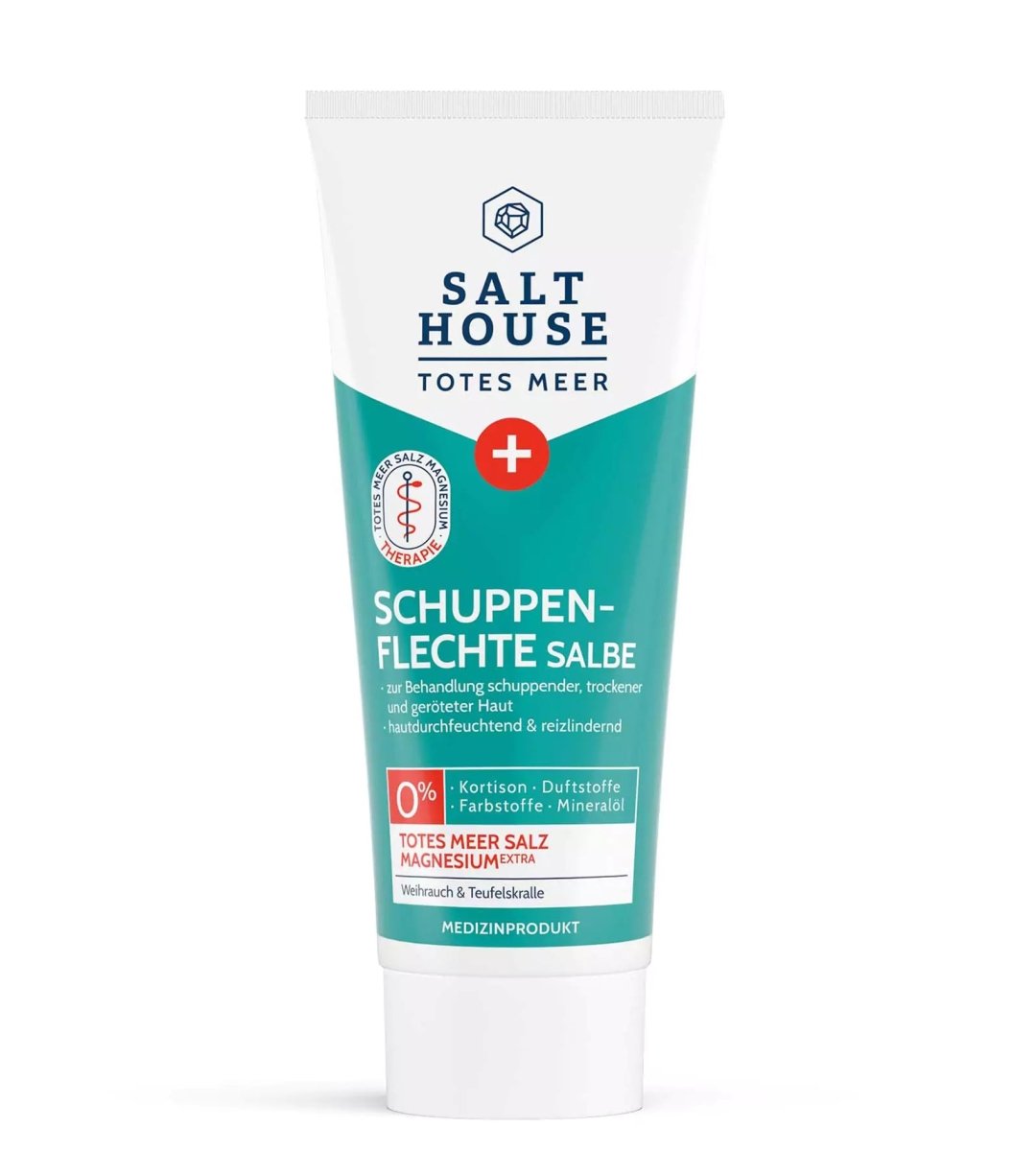 Salthouse TotesMeer Salz Therapie Schuppenflechte-Salbe Vorderseite
