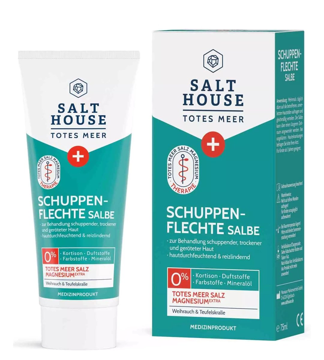 SALTHOUSE® Original Totes Meer Therapie | Schuppenflechte Salbe | 75ml