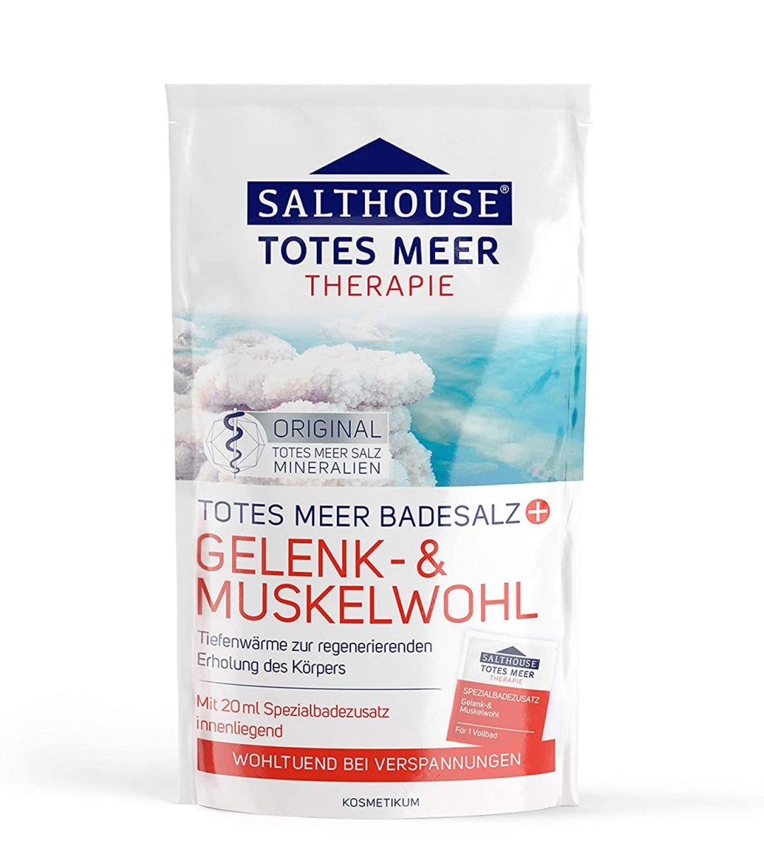 SALTHOUSE® Original Totes Meer Therapie | Badesalz | Gelenk & Muskelwohl | 400 g