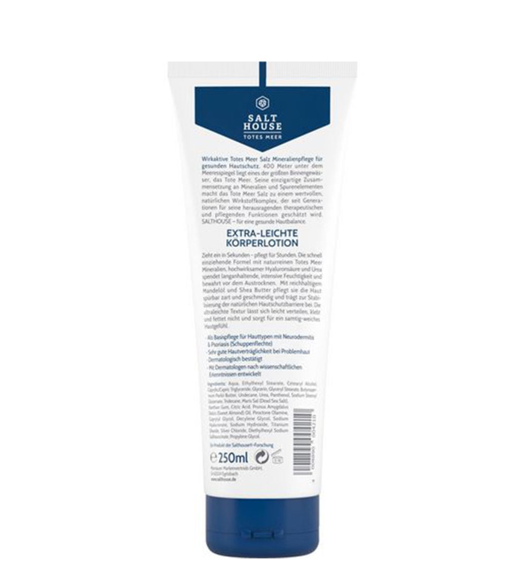 SALTHOUSE® Original Totes Meer Therapie | extra-leichte Körperlotion | Tube | 250 ml