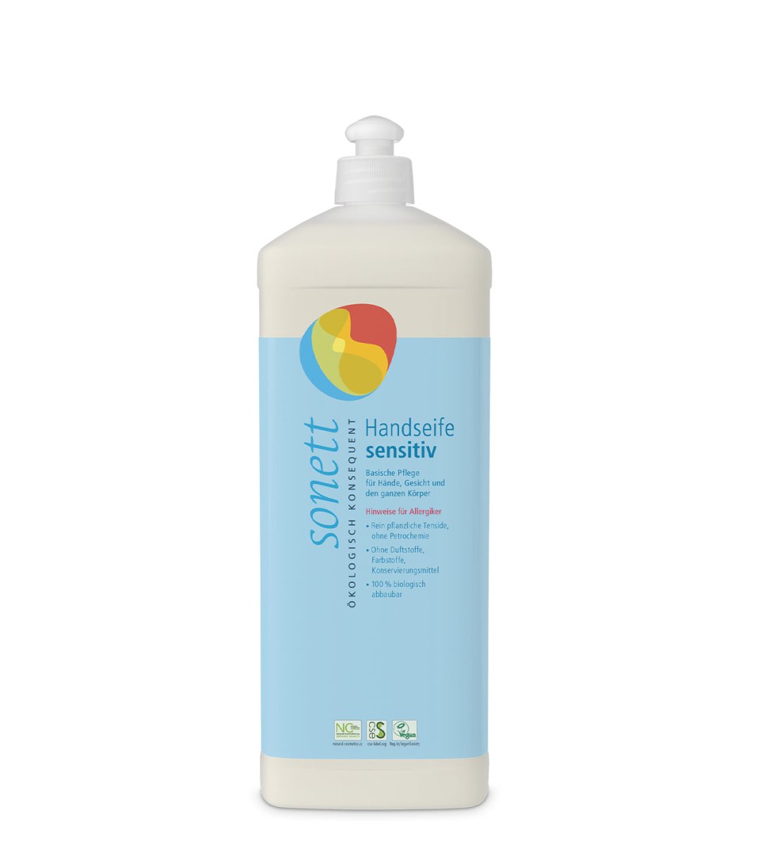 Sonett® | Handseife | sensitiv | Nachfüllflasche | 1l