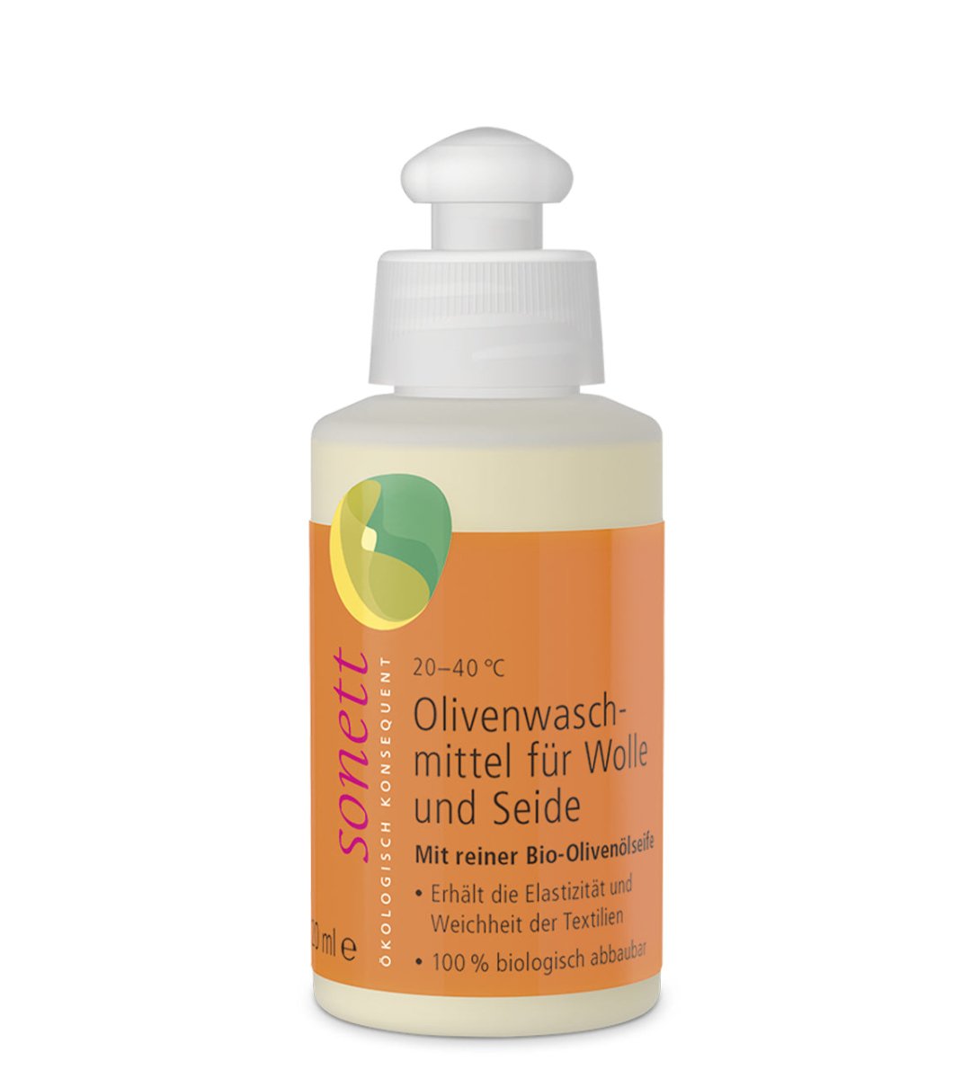 Sonett® | Olivenwaschmittel für Wolle und Seide | 120ml