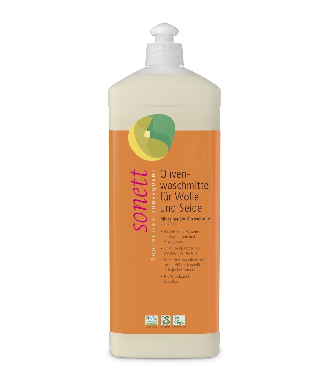 Sonett® | Olivenwaschmittel für Wolle und Seide | 1l