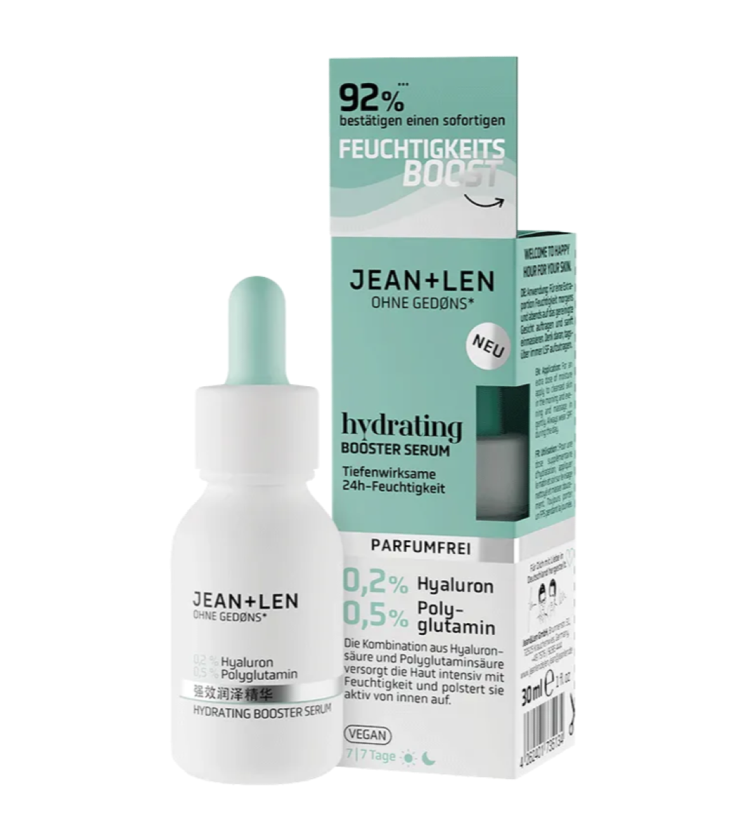 Jean & Len® | Hydrating Booster Serum | 30ml
